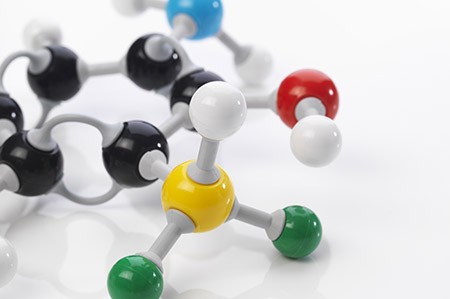 Example graphic of how a molecule looks in the development phase.