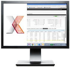 显示Covance的Xcellerate®试验管理临床信息学软件的屏幕图形