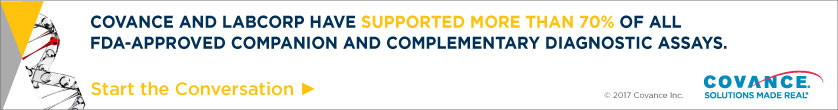 Covance和LabCorp支持了超过75%的fda批准的伙伴和补充诊断试验。开始对话