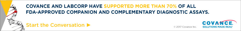 Covance and LabCorp have supported more than 75% of all FDA-approved companion and complementary diagnostic assays. Start the conversation